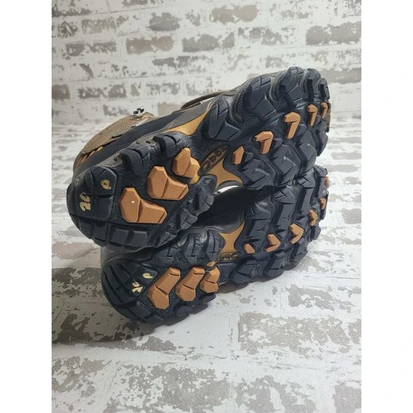 Men's 10.5 W Oboz Bridger Mid B-DRY Sudan Brown Leather Hiking Boots Waterproof - Picture 3 of 8